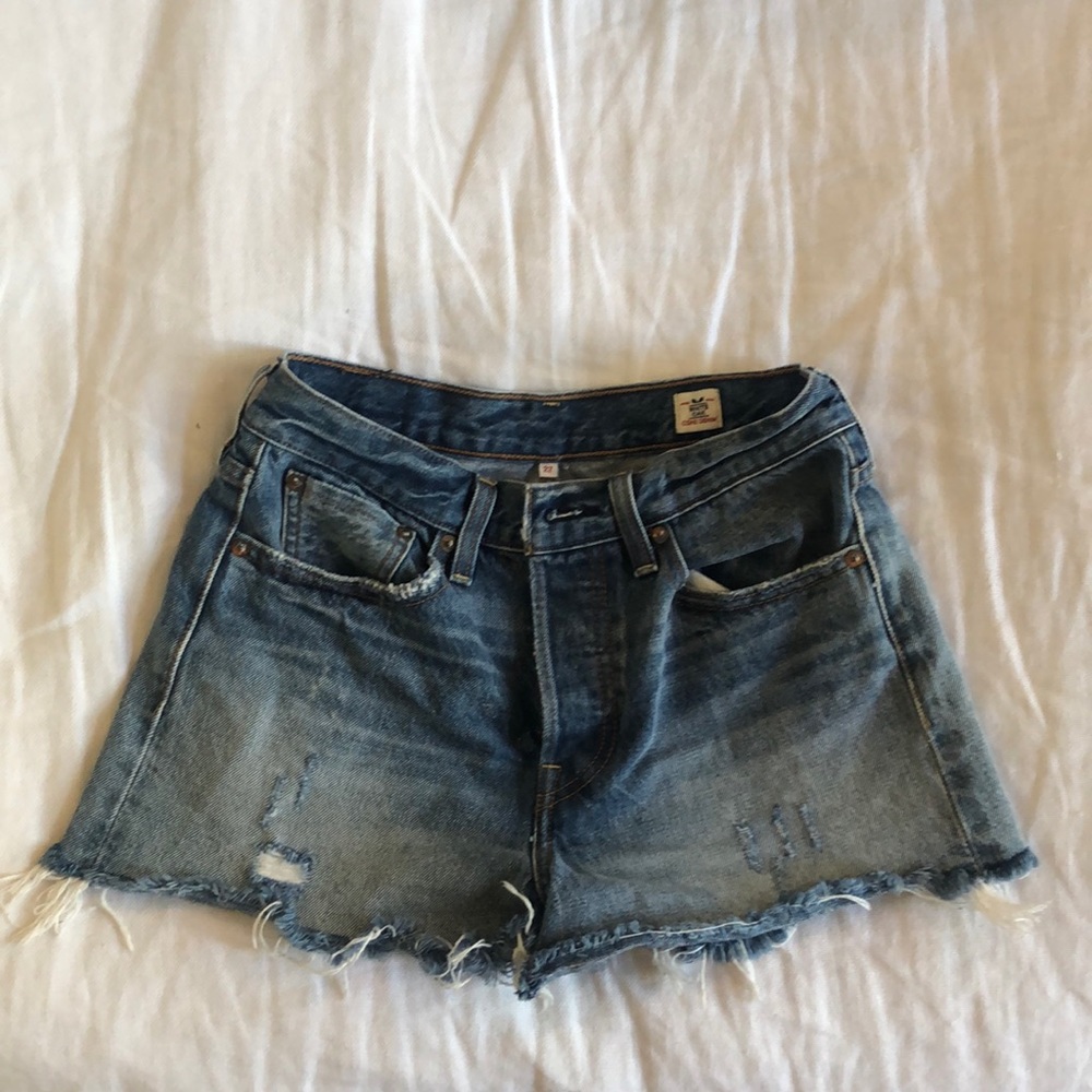 Levi’s wedgie high waisted shorts
